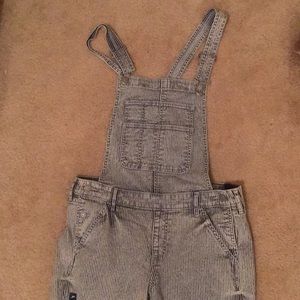 Pinstripe overalls